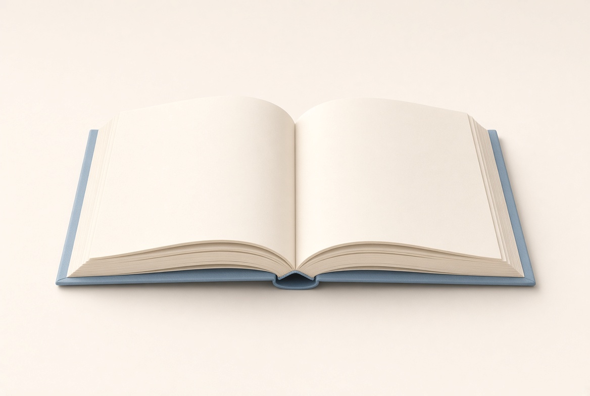 Open book illustration